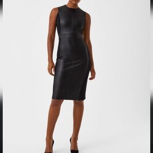 NWT SPANX luxe black sheath dress size medium